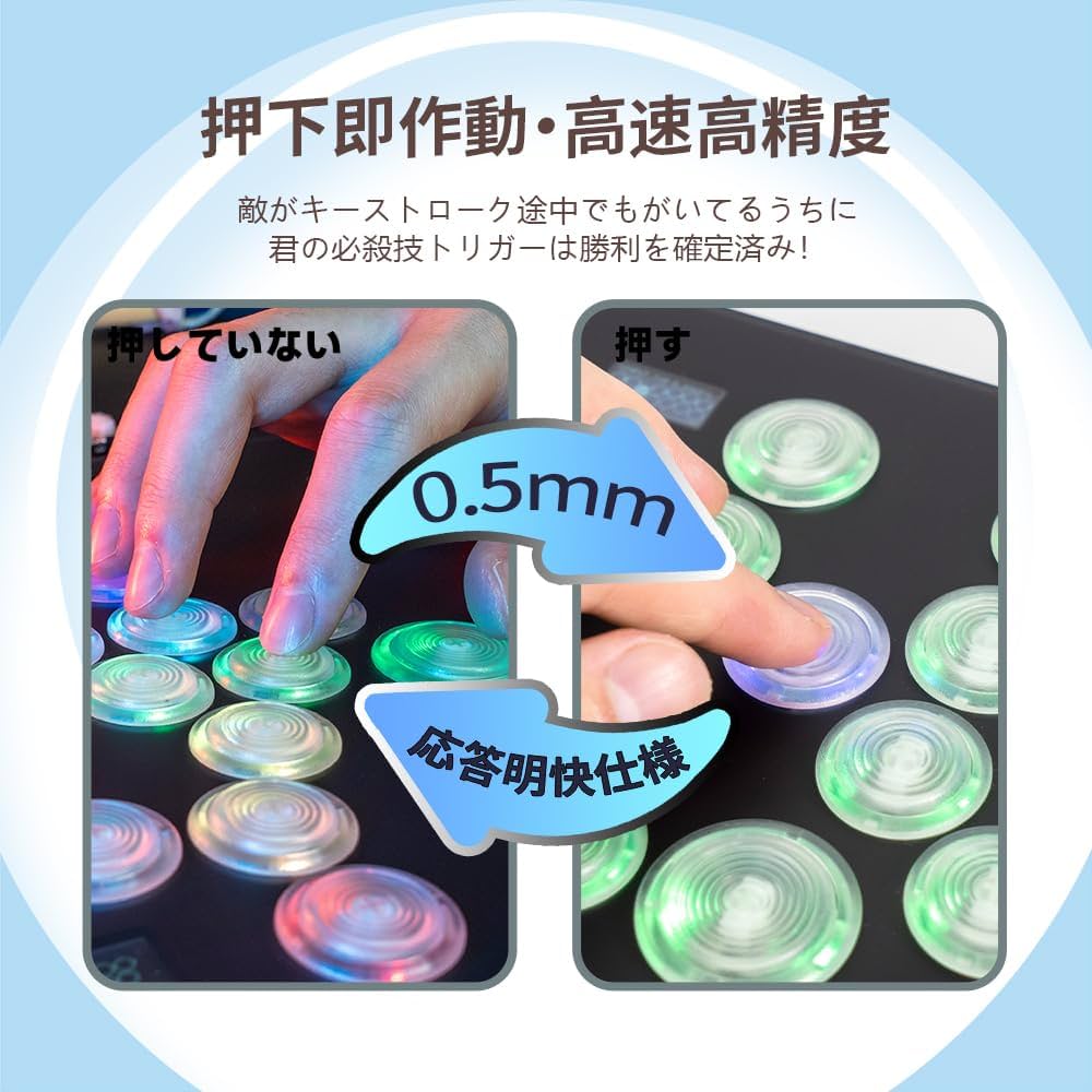 Amazon.co.jp: Kylinix T16 レバーレスコントローラー ABSクリアボタン