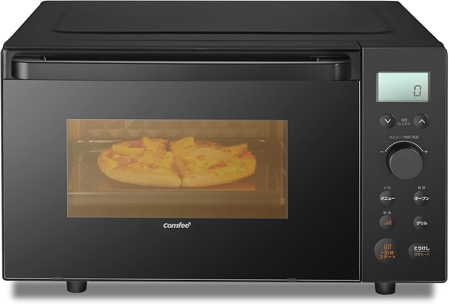Amazon | コンフィー(COMFEE') オーブンレンジ 18L フラットテーブル