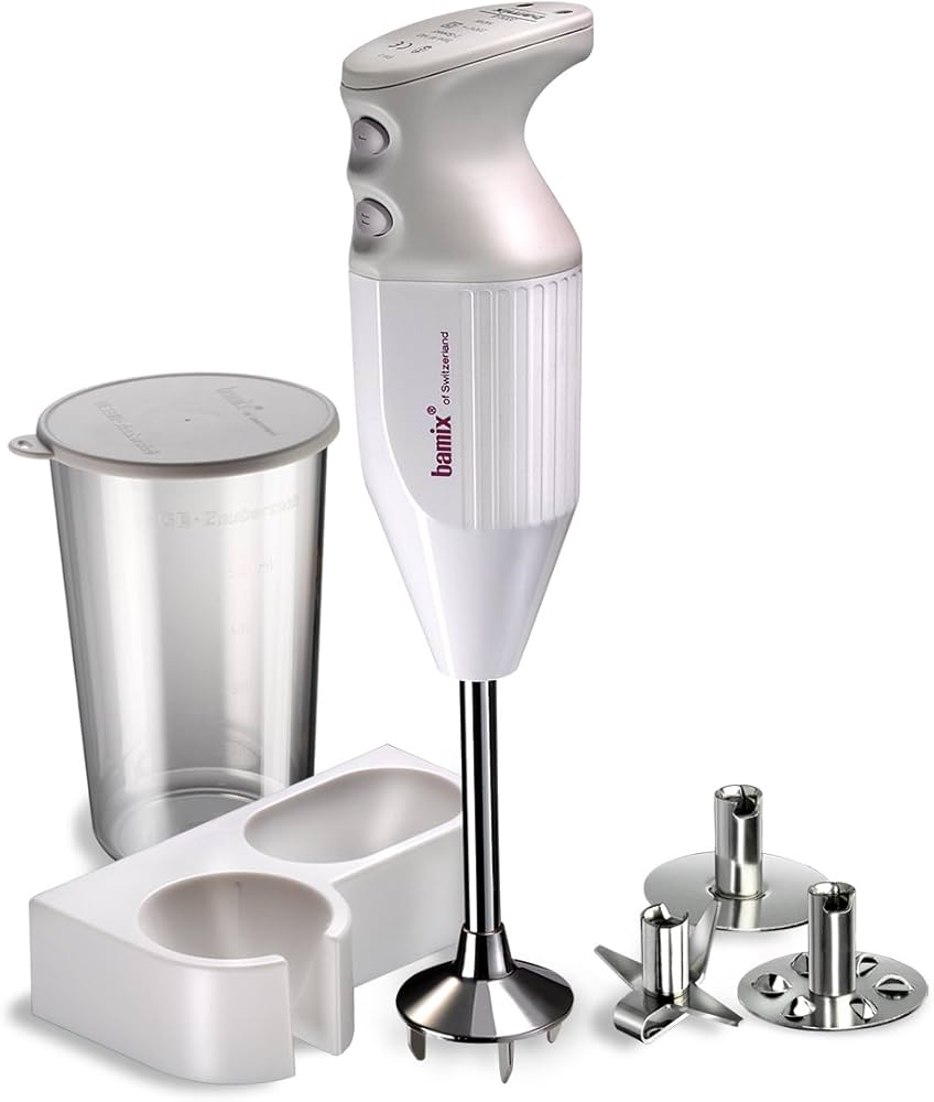 Amazon | Bamix バーミックス M133 モノ・ブレンダー (ホワイト) 140W
