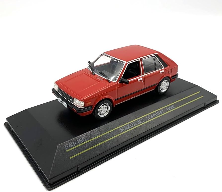 Amazon | FIRST:43 1/43 マツダ 323 (ファミリア) 1980 レッド 海外