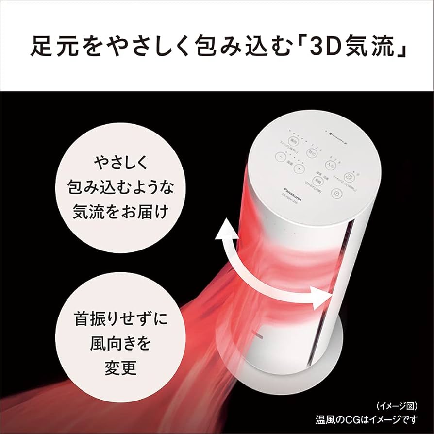 Amazon.co.jp: Panasonic DS-FWX1200-W Hot & Cool Ceramic Fan Heater