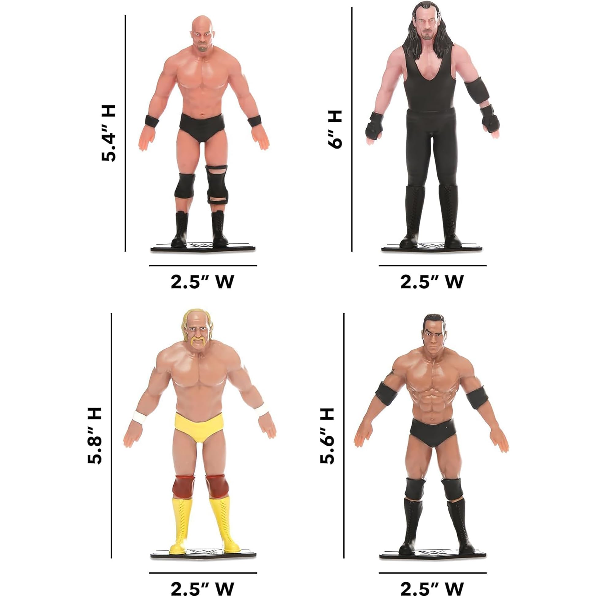 Amazon.co.jp: FleXfigs: WWE Legends - 4 キャラクターパック