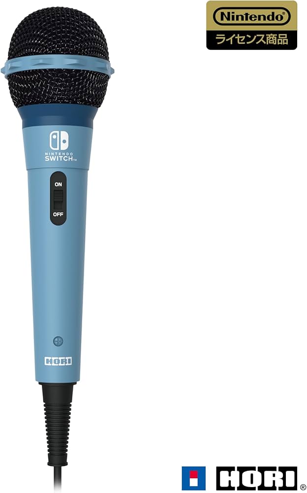 Amazon.co.jp: 【任天堂ライセンス商品】カラオケマイク ブルー for