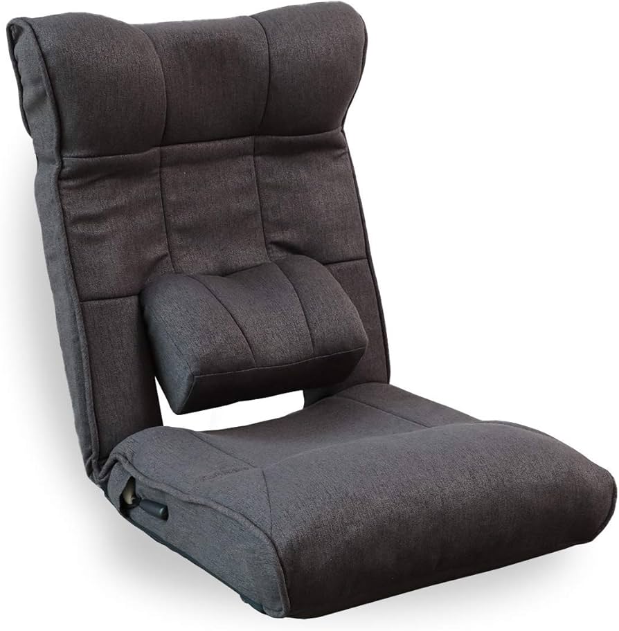 Amazon｜TVが見やすい腰楽レバー式座椅子 [ヘッドリクライニング