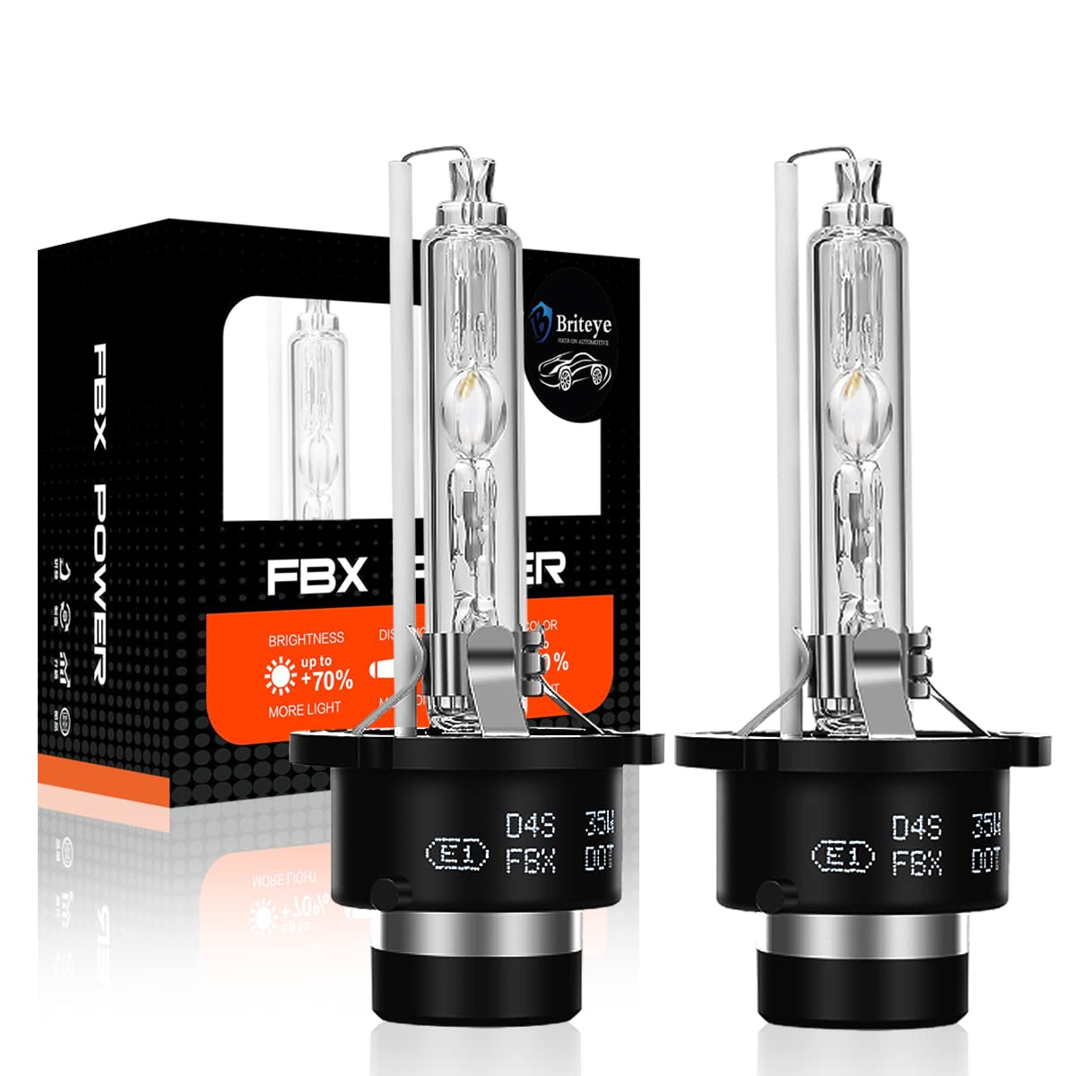 Amazon | Briteye(まぶしい) ヘッドライト D4S 専用 HID バルブ 35W