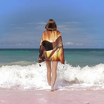 Amazon｜バスタオル チェンソーマン レゼ ビーチタオル 大判 肌に