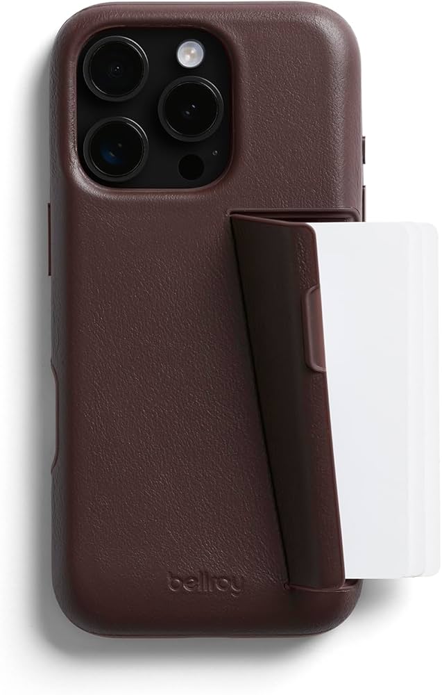 Amazon.co.jp: Bellroy Phone Case – 3 Card iPhone 16 Pro用 レザーの