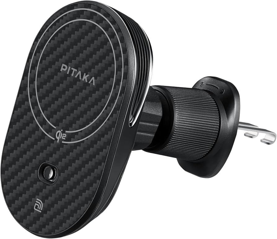 Amazon.com: pitaka for Qi2 MagSafe Car Mount Charger, 15W Magnetic