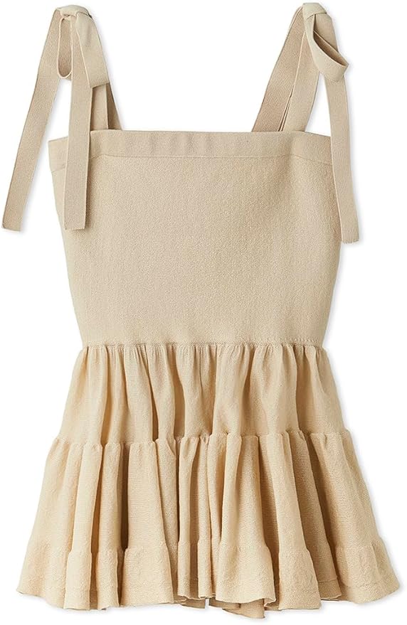 Amazon | [フレイ アイディー] ショルダーリボンペプラムニットキャミ