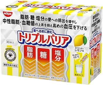 Amazon | 日清食品 トリプルバリア 甘さすっきりレモン味 1箱 30本入