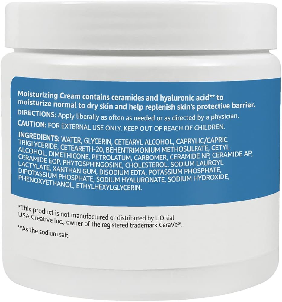 Amazon.com: Amazon Basics Moisturizing Cream for Face and Body