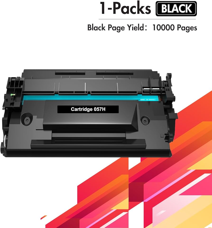 Amazon.co.jp: 057H 057 ブラック 大容量トナーカートリッジ 1パック