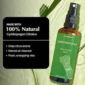 Amazon.com: Lemongrass Room Linen & Pillow Spray by Aromafume