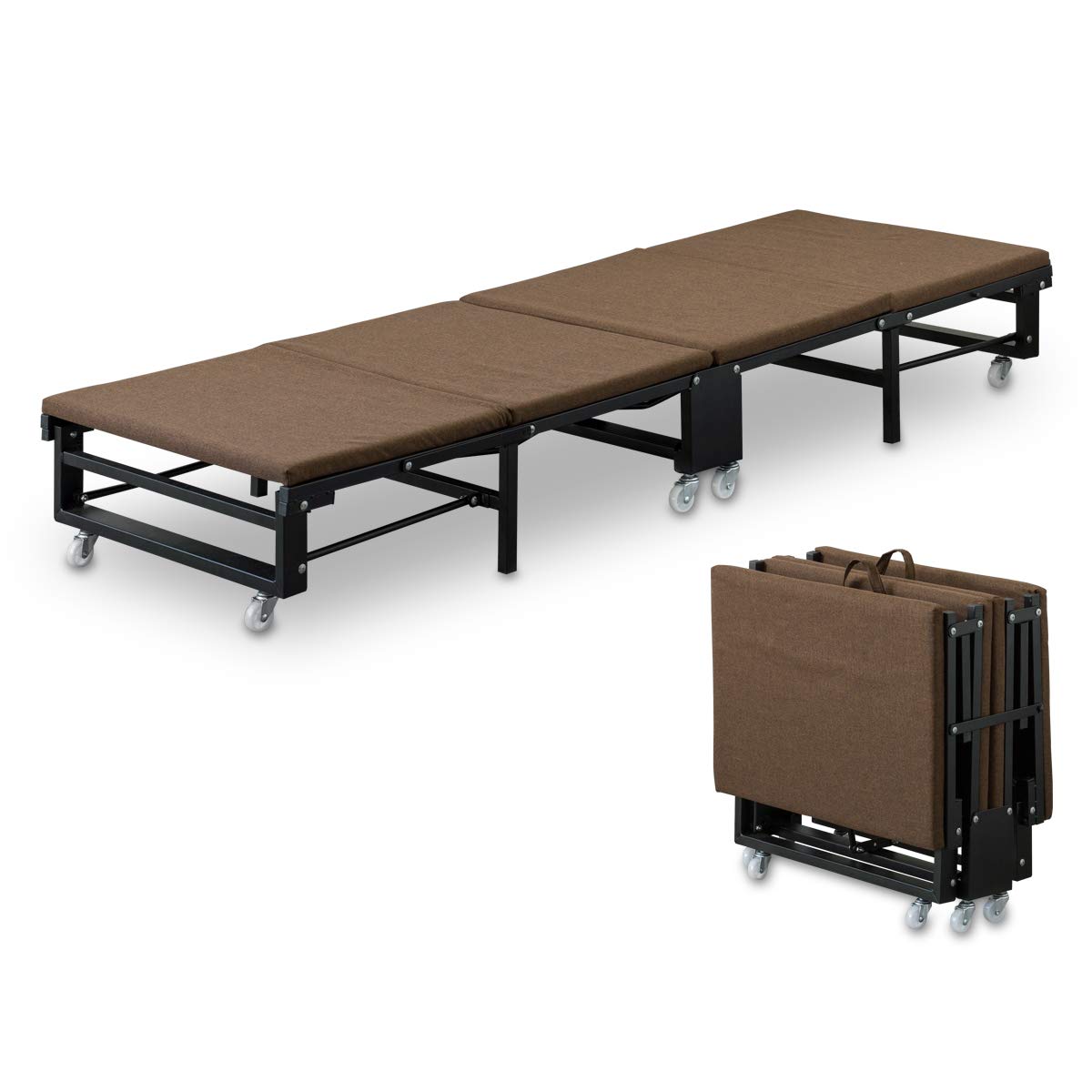 Amazon｜ottostyle.jp 折りたたみ コンパクトベッド マットレス一体型