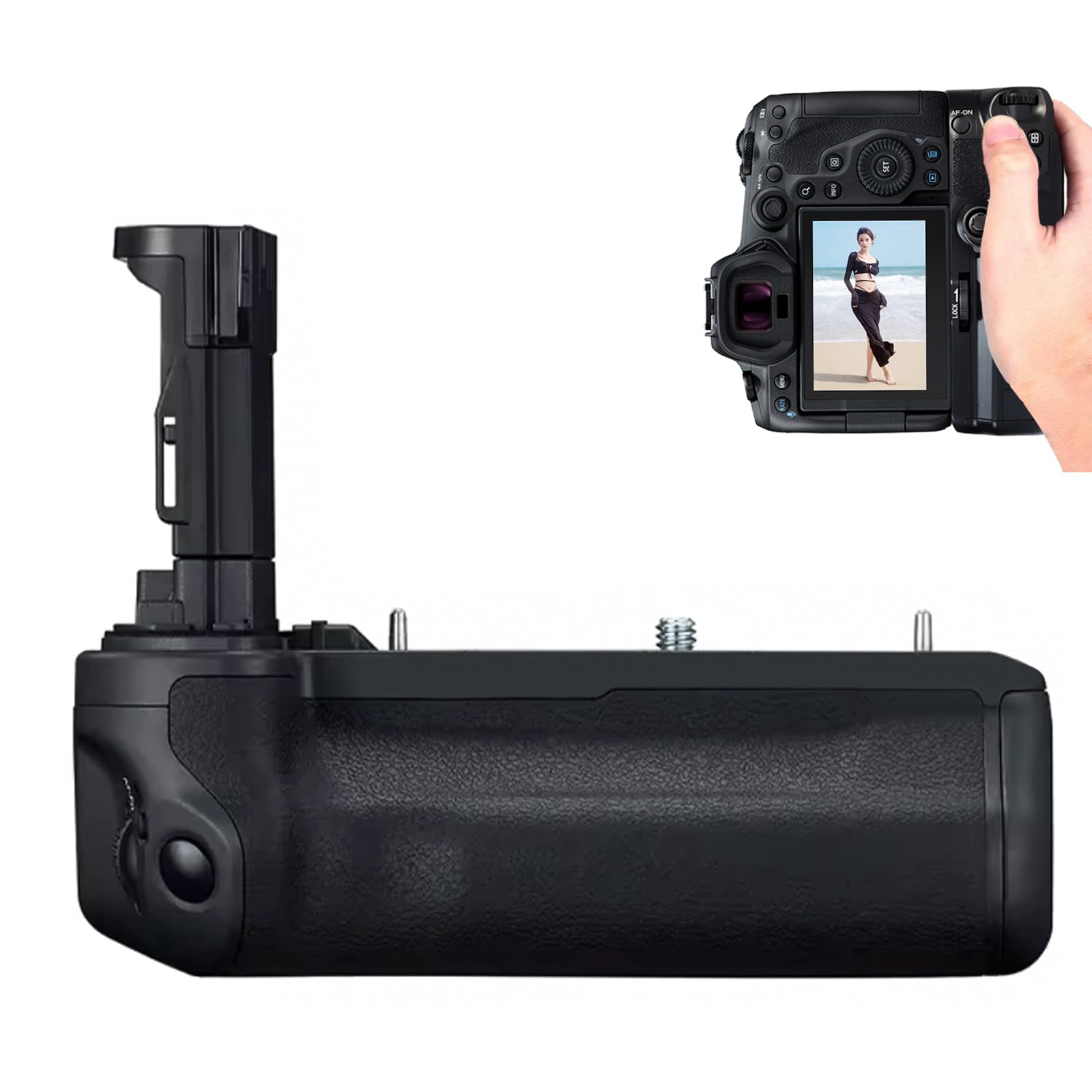 R5/R6 Batteriegriff BG-R10, kompatibel mit Canon EOS R5 R5C R6 R6