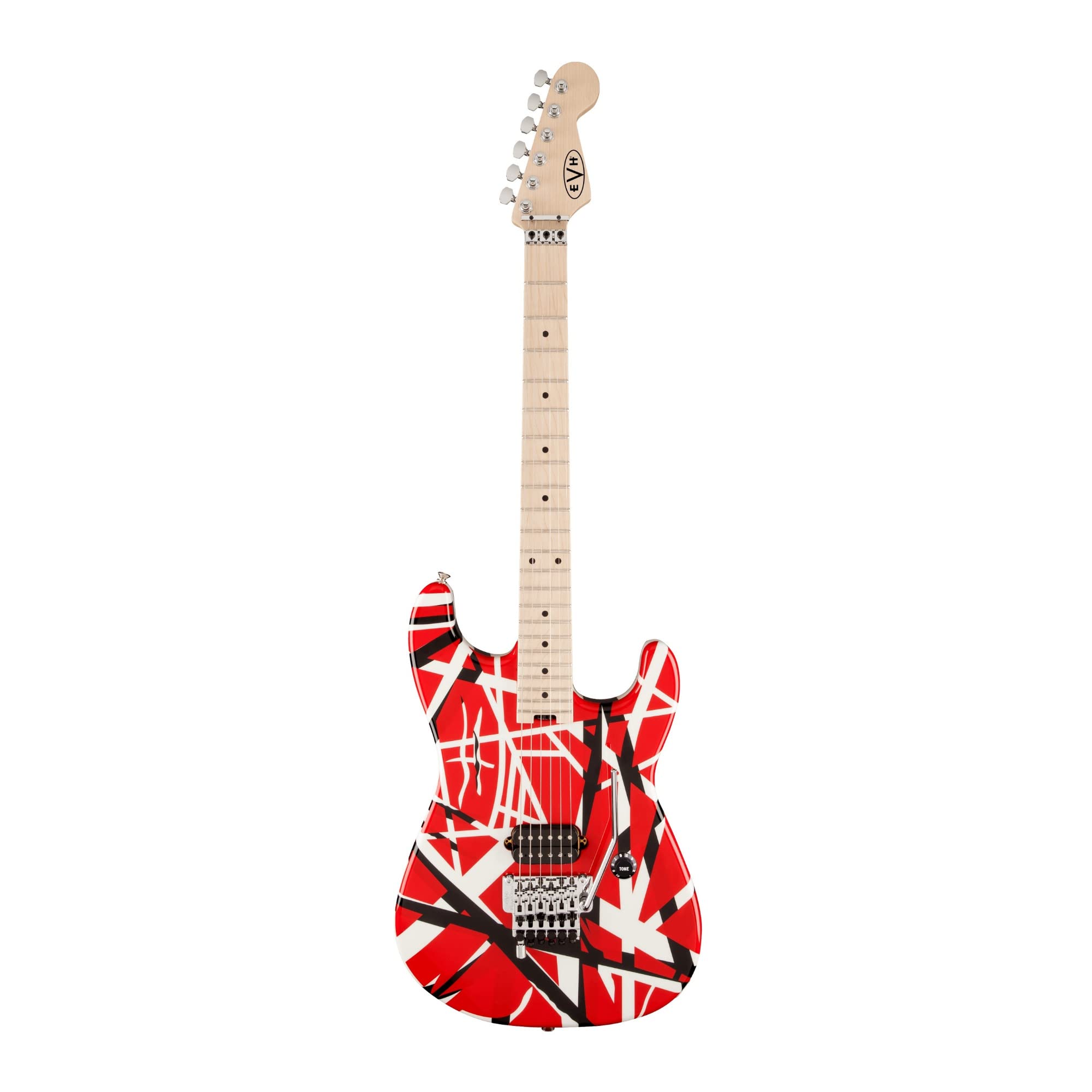 Amazon.com: EVH Striped Series - Red with Black Stripes : Musical