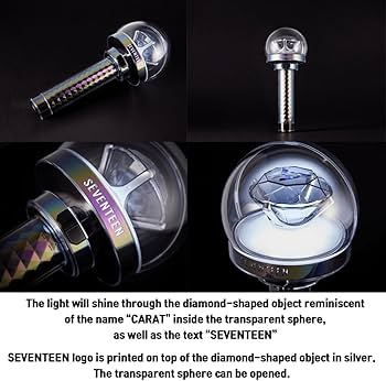 Amazon.com : SAYZER Seventeen Lightstick Official Ver 3 Kpop Merch