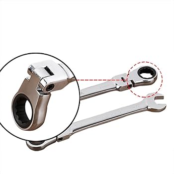 Amazon | NUZAMASフレキシブルヘッドラチェットスパナコンビネーション