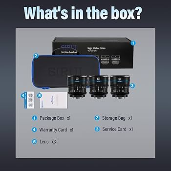 Amazon.co.jp: SIRUI Night Walker T1.2シネマレンズセット, 24mm