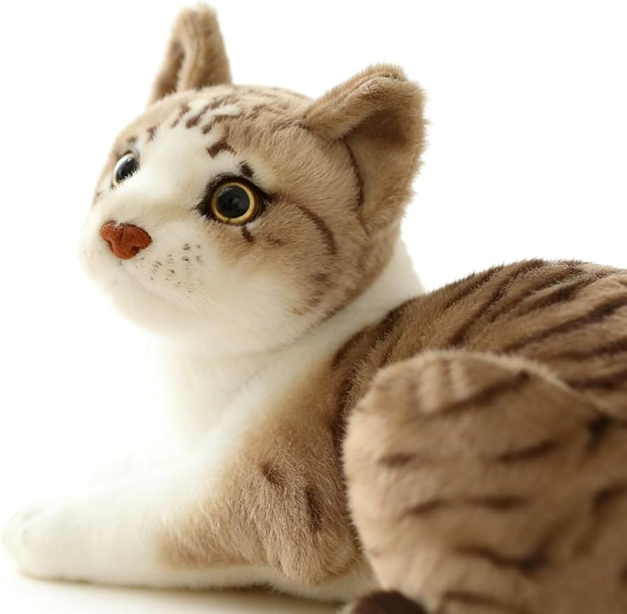 Amazon.co.jp: GUDVES シャム猫 ぬいぐるみ ショートヘア 猫 リアルな