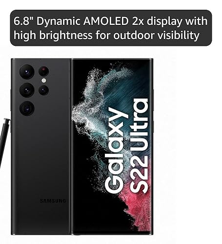 Samsung Galaxy S22 Ultra 5G Mobile Phone 256GB SIM Free Android