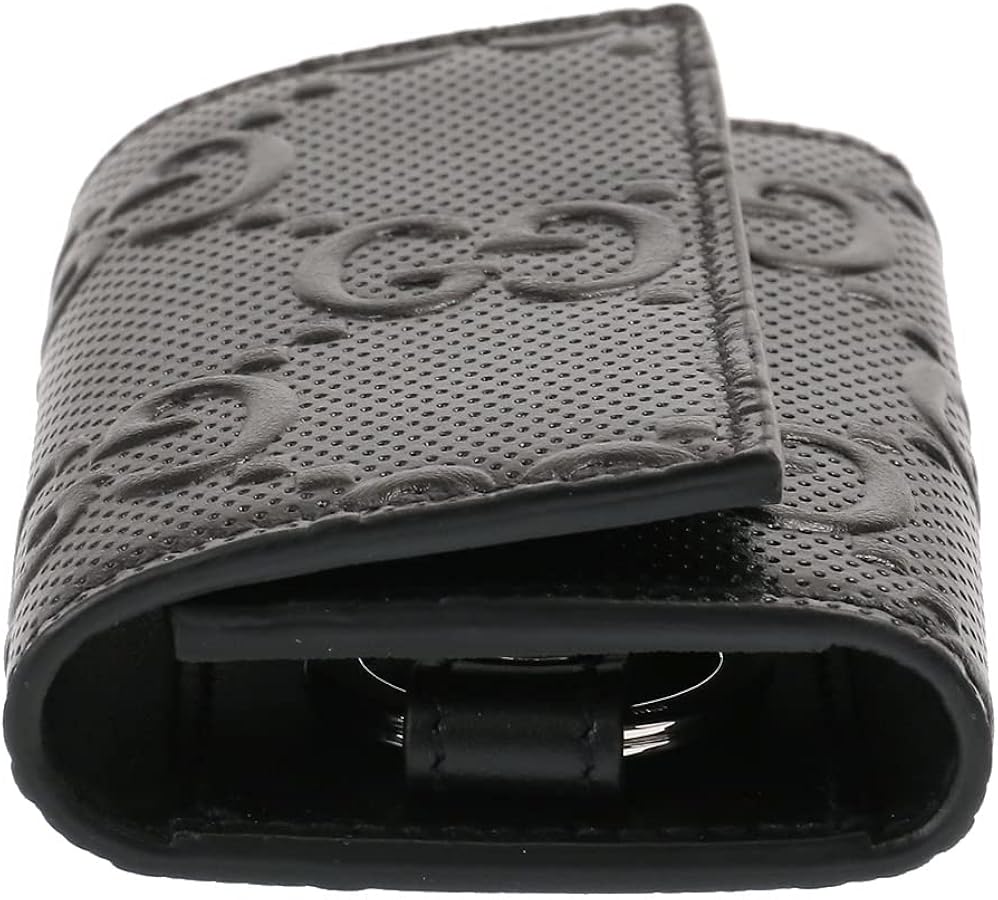 Amazon | [グッチ] キーケース メンズ 6連 GGエンボスレザー