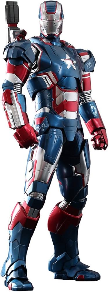 Amazon.com: Iron Patriot Iron Man 3 Movie Masterpiece 1/6 Scale