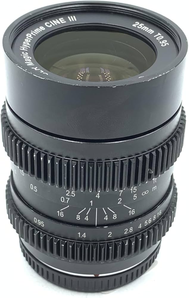 Amazon.com : SLR Magic 25mm T0.95 Large Aperture Cine Lens for M4