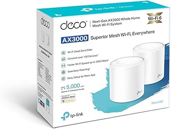 Roteador Gigabit Wi-Fi 6 Mesh TP-Link DECO X60 (2 unid.) Wireless