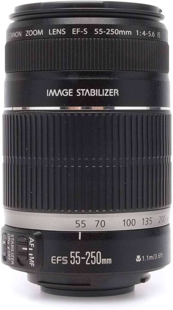Canon EF-S 55-250mm f/4-5.6 is Image Stabilizer Lens for Canon