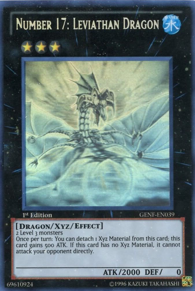Amazon.com: Yu-Gi-Oh! - Number 17: Leviathan Dragon (GENF-EN039