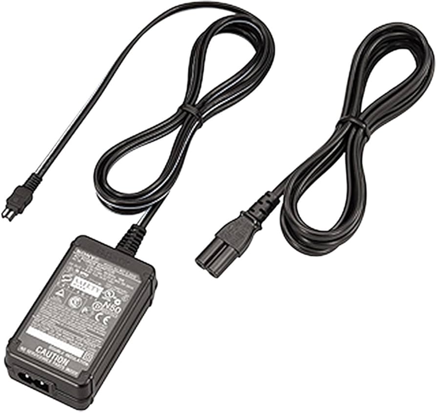 Amazon.com : Sony ACL200 AC Adaptor (Black) : Camcorder Batteries