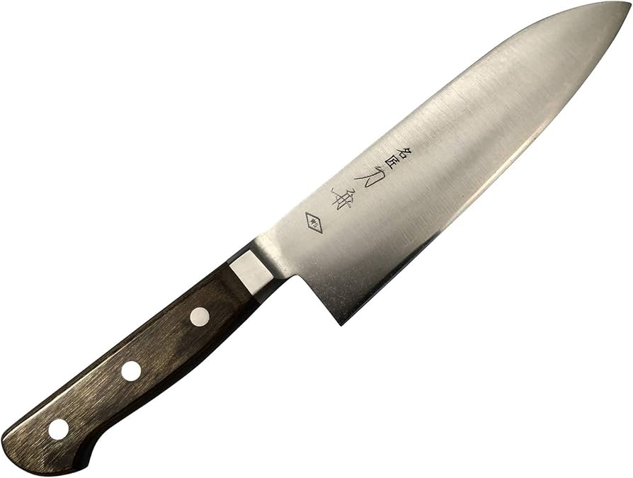 Amazon｜刀舟技研 三徳 包丁 (右利き用) 180mm 「 刀舟 青紙スーパー