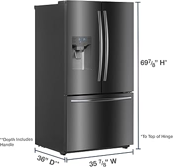 Amazon.com: Winia WRFS26SUJE 25.5 Cu. Ft. French Door Dispenser
