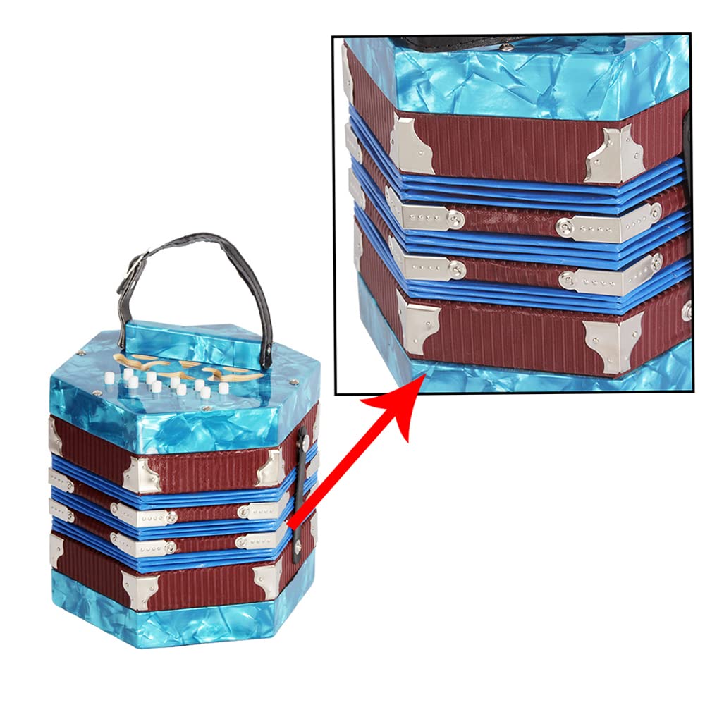 Amazon | Sasuori コンサーティーナ アコーディオン 20ボタン 40