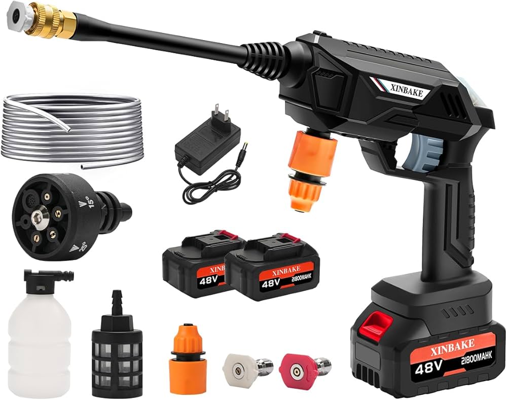 Amazon | 高圧洗浄機 コードレス 充電式 【強化アップグレード版