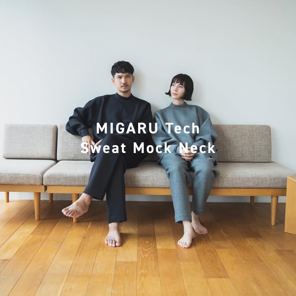 Amazon.co.jp: [TENTIAL] MIGARU Tech Sweat Mock Neck [ ミガル