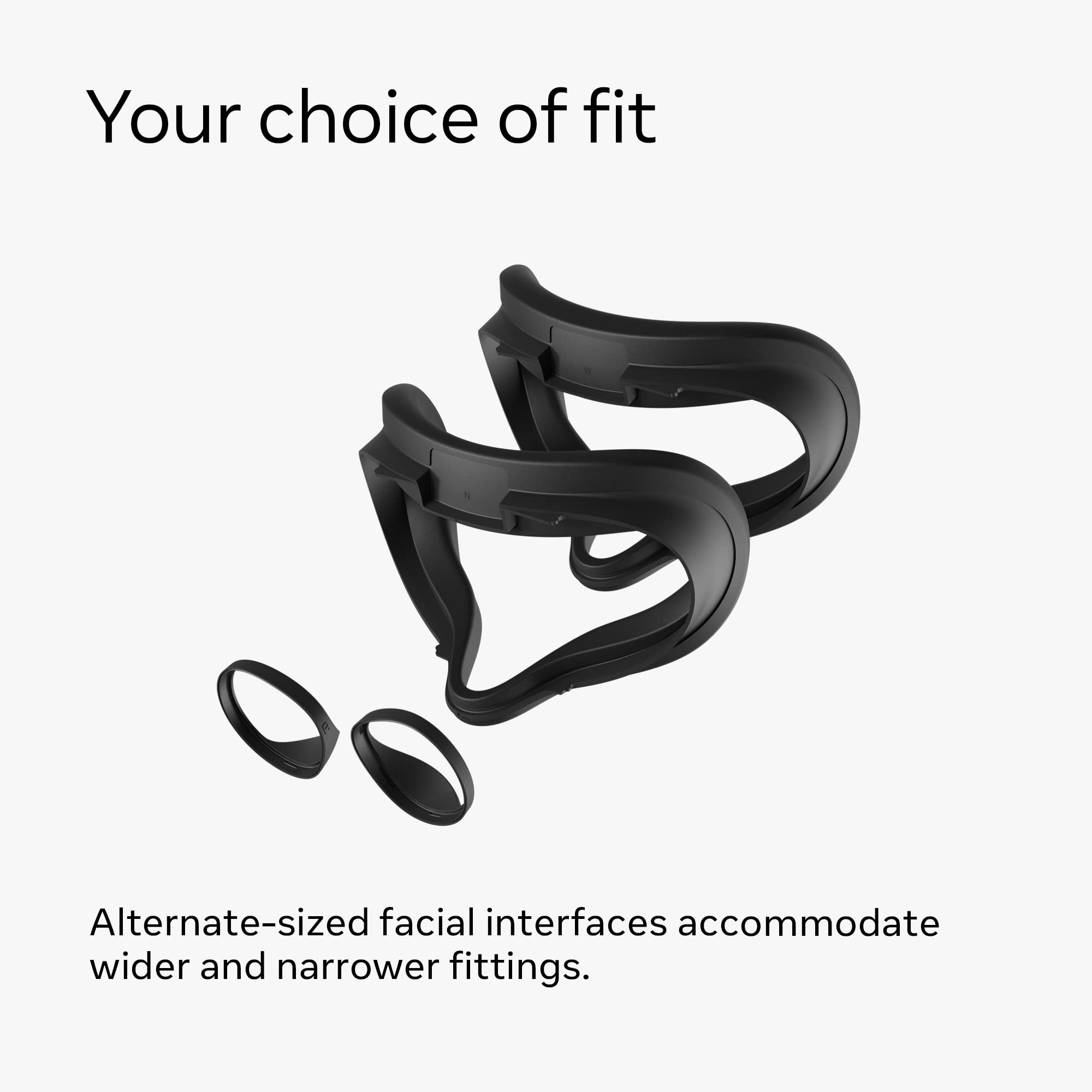 Amazon.com: Meta Quest 2 Fit Pack with Two Alternate-Width Facial