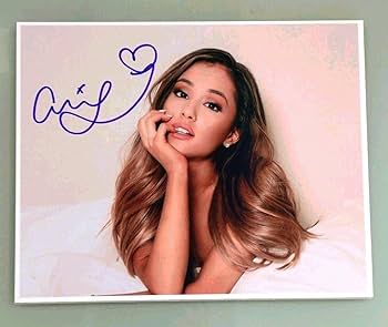 Amazon.co.jp: …アリアナグランデ直筆サイン入り大型写真…セット3枚