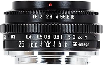 Amazon.co.jp: SG-image 25mm F1.8 APS-C Xマウント 富士フイルムX互換