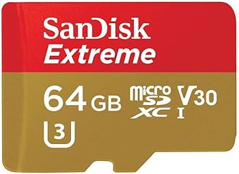 Amazon.com: SanDisk Extreme 64GB microSDXC UHS-I Card with Adapter