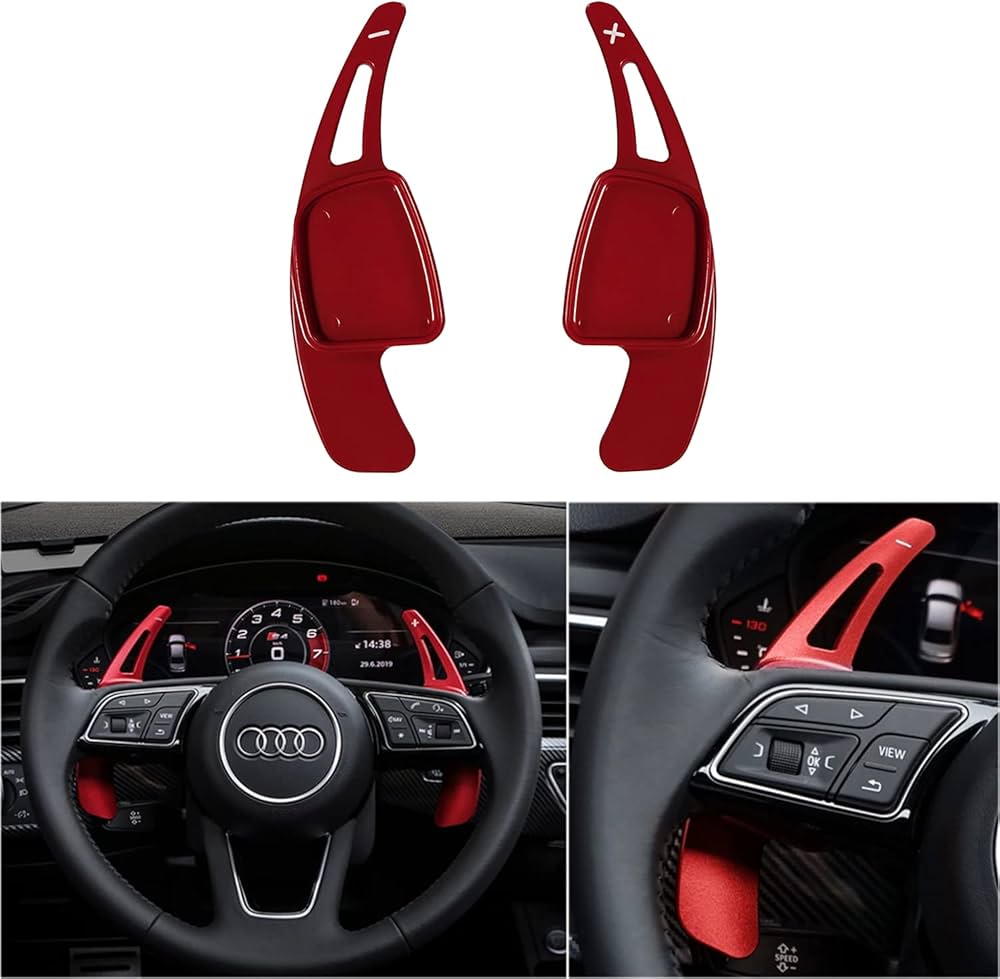 Steering Wheel Paddle Shifter Extensions Fit for Audi A4 2017-2019