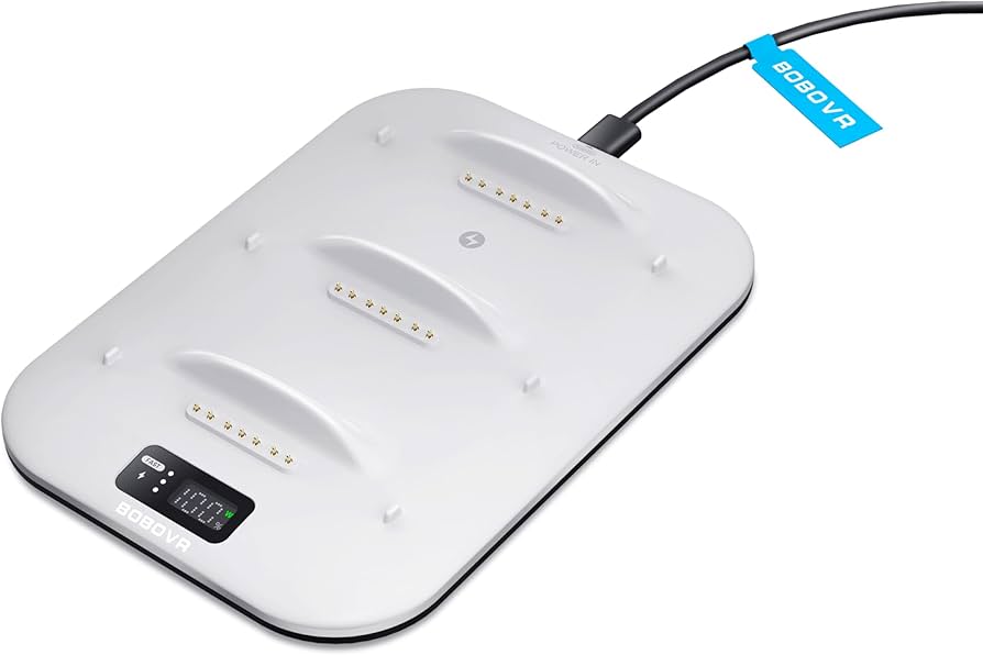 Amazon.co.jp: BOBOVR BD3充電ドック、3*B100、30W電力、わずか1時間で