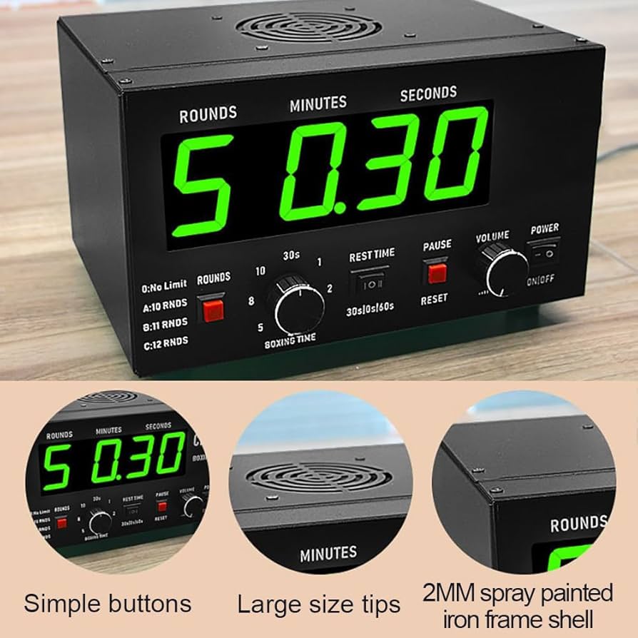 Amazon.co.jp: デジタルボクシングインターバルタイマーパーソナル