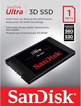 SanDisk SDSSDH3-1T00-G25 1TB Ultra 3D NAND Sabit SSD, SATA-3, 2.5