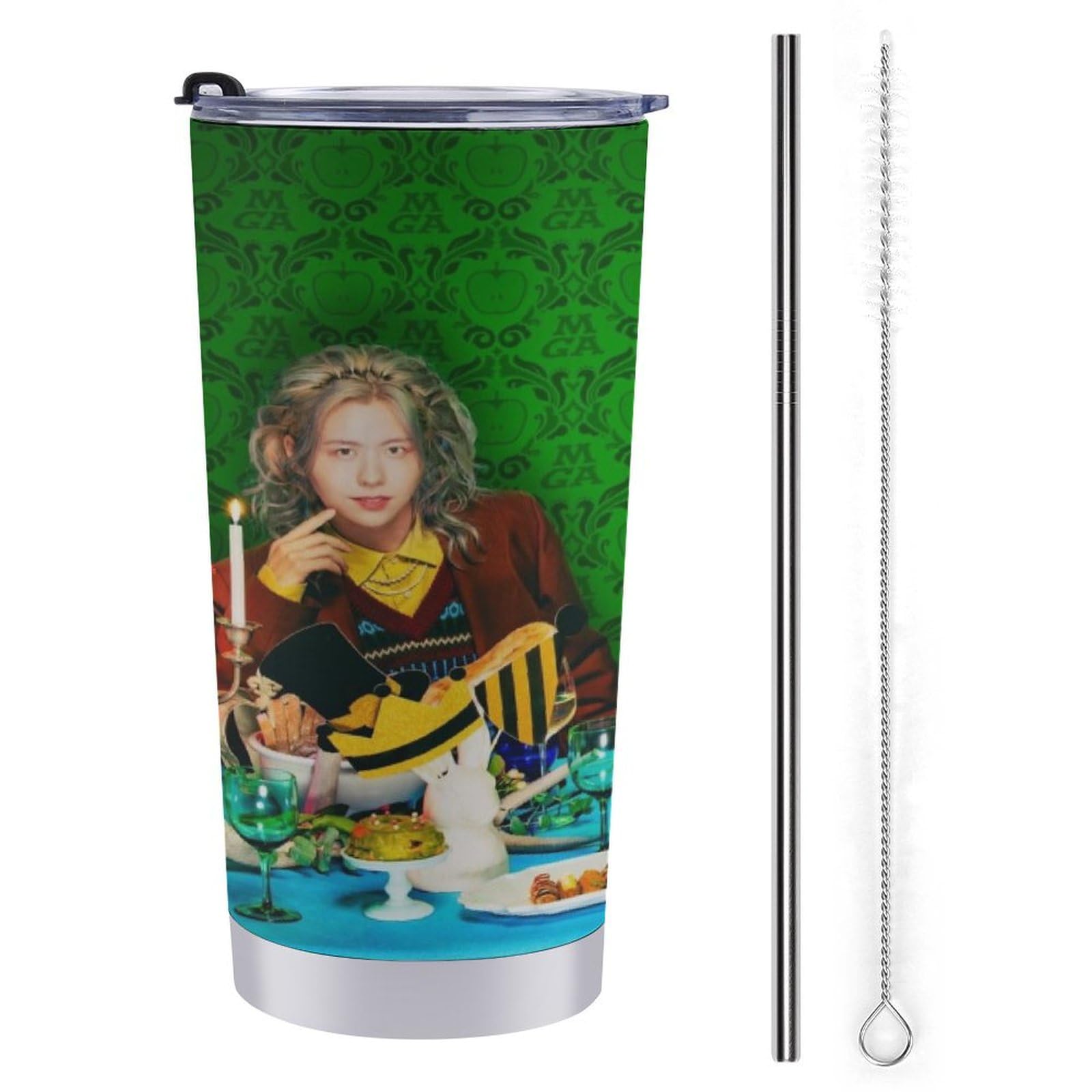 Amazon | ミセスグリーンアップル 46 水筒 大容量 真空断熱 持ち運び