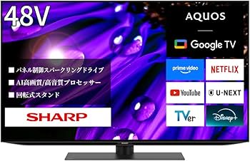 Amazon | シャープ 48V型 有機EL テレビ AQUOS OLED 4T-C48EQ2 4K