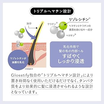 Amazon | 【トリプルヘマチン×サロン品質】グロスティファイ