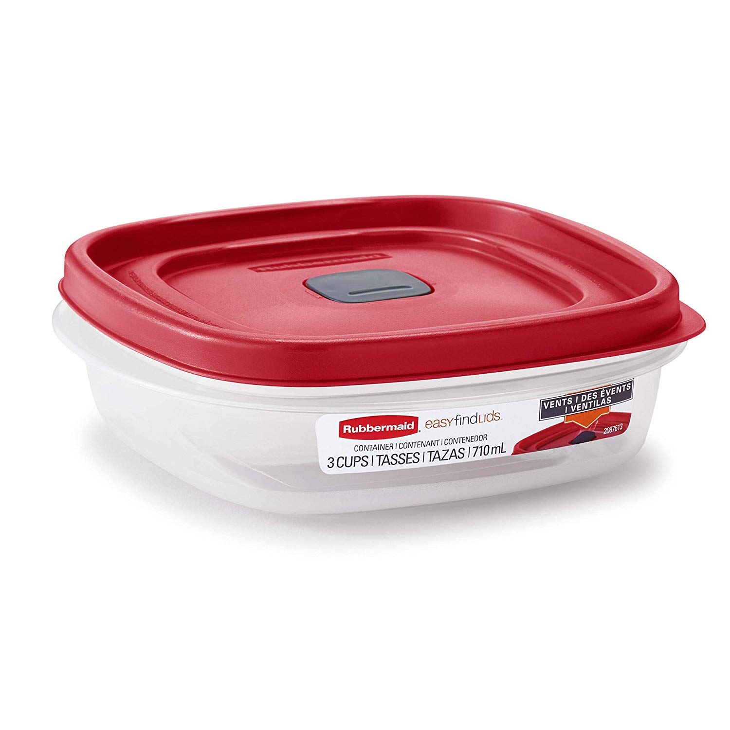 Amazon.com: Rubbermaid 2030328 Easy Find Vented Lid Food Storage