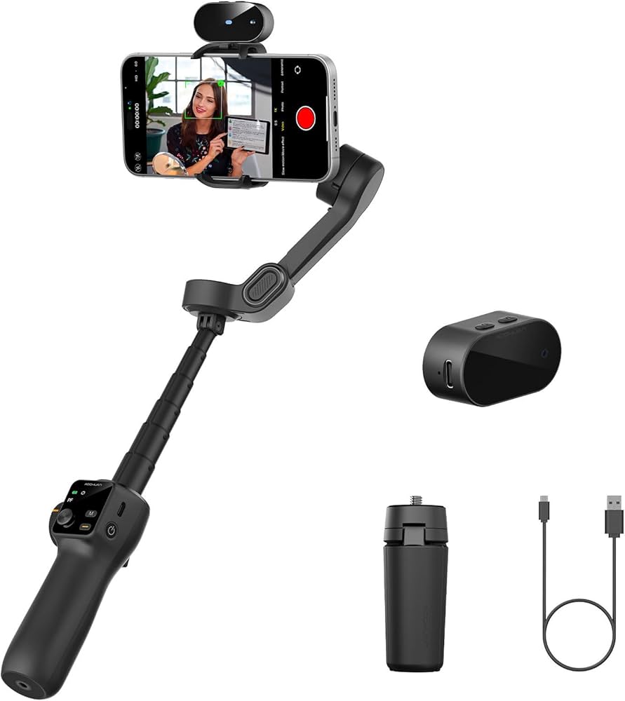 Amazon.com: AOCHUAN 3-Axis Gimbal Stabilizer for iPhone & Android